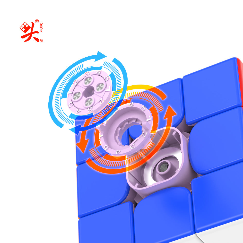 DaYan ZhanChi V5 M 3x3 Premium (Supreme Version) – MagLev Speedcube with Ball Core &amp; UV Coating
